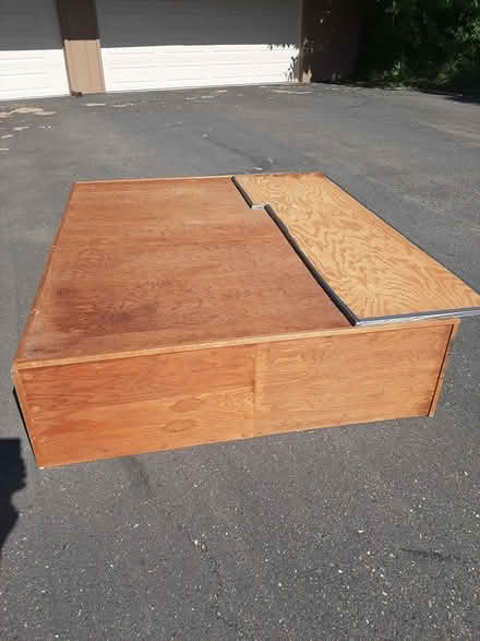 Photo of free Double or Queen wooden bed frame (Novato, CA) #2