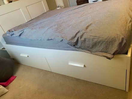 Photo of free Queen IKEA Bed Frame (Thornton, co) #2