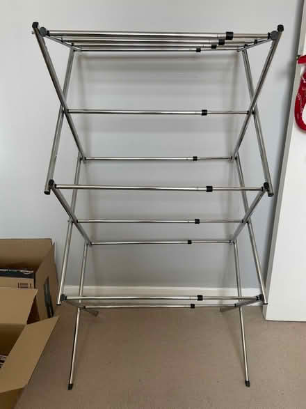 Photo of free Collapsible clothing rack (SW11) #2