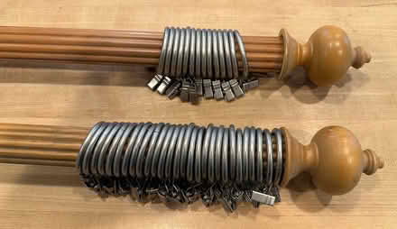 Photo of free Curtain Rods (2) (East Watertown) #1