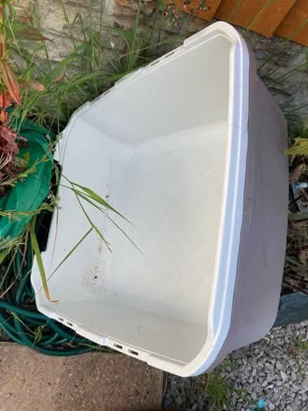 Photo of free 2 Large hooded cat toilets (Burscough) #2