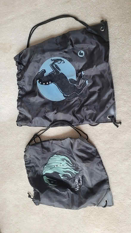 Photo of free 2 horse themed string backpacks (North side Hagerstown) #1