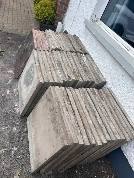 Photo of free 48 Paving slabs (including 4 red) (Belfast BT6) #3