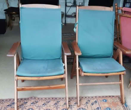 Photo of free Two collapsible chairs (Llandogo NP25) #1