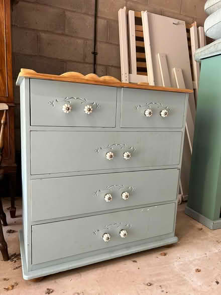 Photo of free Wooden chest of drawers (Milford ST17) #1