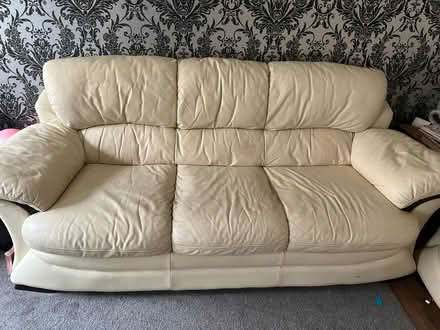 Photo of free Leather sofa (PE8) #1