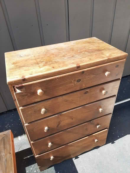Photo of free Wood chest of drawers (Novato, CA) #2