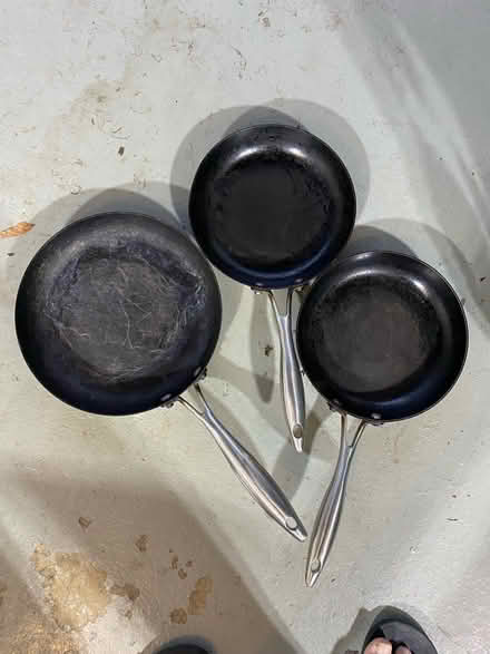 Photo of free Three sauté pans (60093) #1