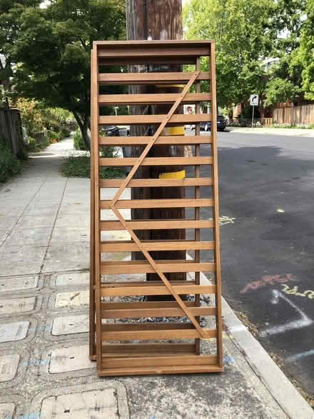 Photo of free hardwood full sized bed frame (Central Berkeley) #1