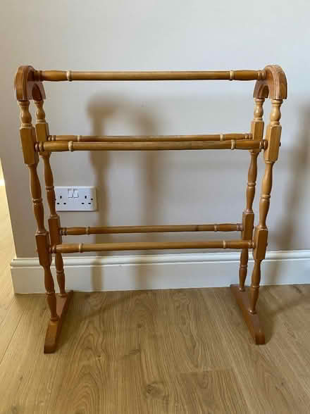 Photo of free Pine free standing towel rail (Newbiggin CA11) #1