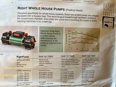Photo of free House water pump (Middle Aston OX25) #1
