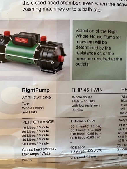 Photo of free House water pump (Middle Aston OX25) #2
