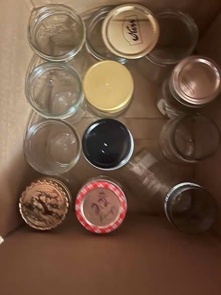 Photo of free Canning jars, 3-4 doz (Queen Anne) #1