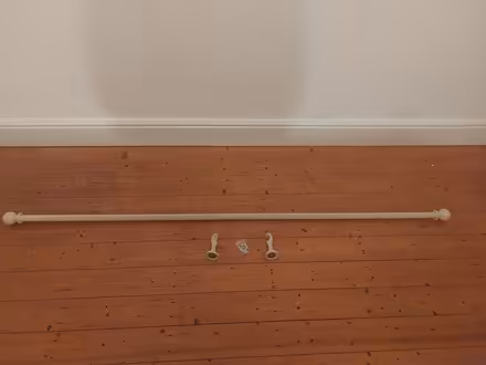 Photo of free Light grey curtain pole (Derby DE24) #4
