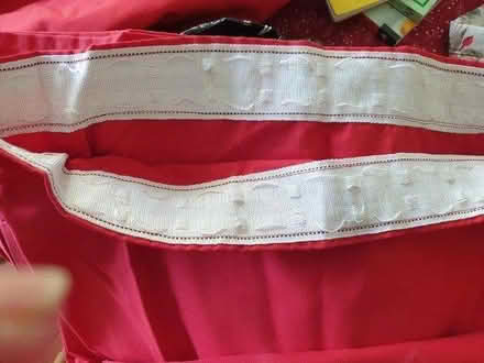 Photo of free Thick red cotton curtains (Hitchin SG4) #1