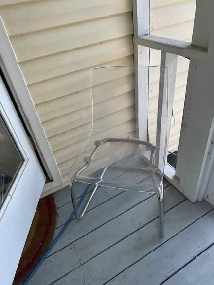 Photo of free Glass top table, acrylic chair (Winter Park) #2