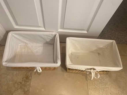 Photo of free 2 baskets with liners (Spring Branch 77043) #2