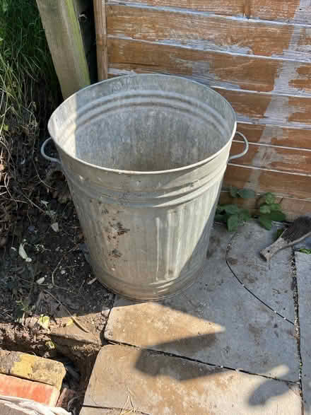 Photo of free Galvanised steel bin/planter/burner (BR3 Beckenham/Penge) #1