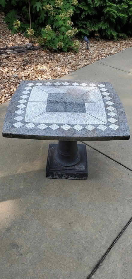 Photo of free CURB ALERT ! Granite Top Table (Brookhaven) #2