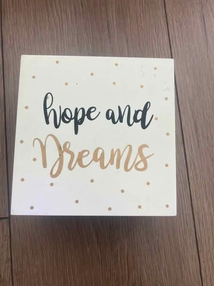 Photo of free Wooden box (Hopes & Dreams) (Splott CF24) #1