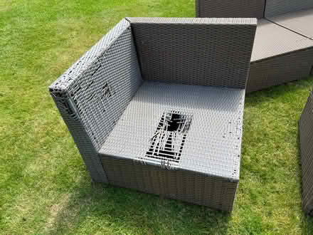 Photo of free Ikea rattan corner chair solleron (Derby, Borrowash DE72) #1