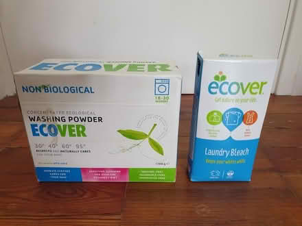Photo of free Ecover washing powder and bleach (St Albans, nr Verulamium Park) #1