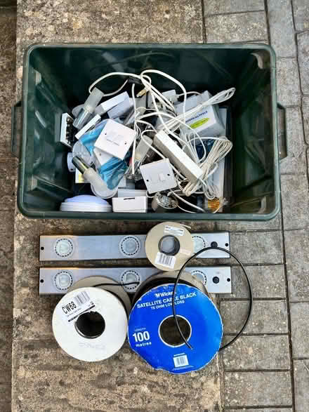 Photo of free Assorted electrical and wiring (Middle Aston OX25) #1