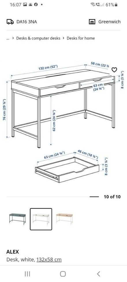Photo of Ikea desk (Welling, DA16) #2