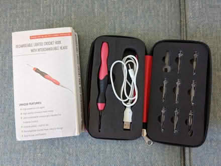 Photo of free Lighted crochet hook set (S Bradenton by 14th Red Lobste) #1