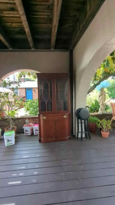 Photo of free Mahogany Dining Hutch (near San Rafael high school) #1