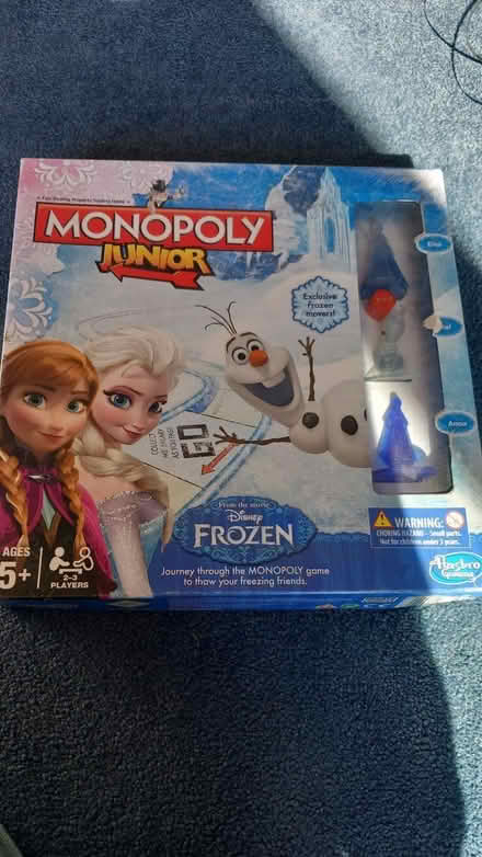 Photo of free Frozen Junior Monopoly (Woodingdean BN2) #1