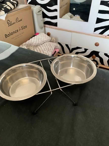 Photo of free Raised Food bowls (Manchester M8) #1
