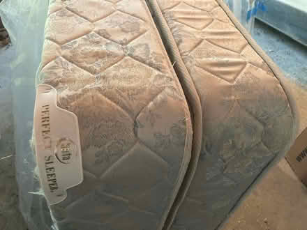 Photo of free Twin Bed with Frame and Headboard (Clinton) #1