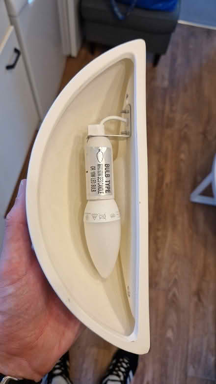 Photo of free Lovely Ceramic Wall Lamps - pair (Purley) #1