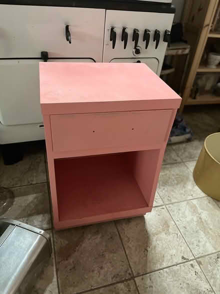 Photo of free Solid bedside table 1950s (Trinidad) #1