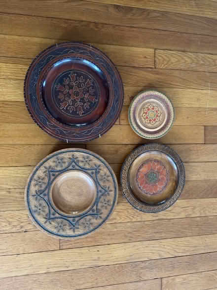 Photo of free Wooden decorative plates (Leonia) #1