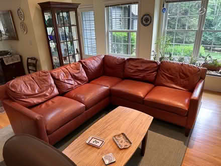 Photo of free Leather L-Shaped Sofa (Guilford, CT) #1