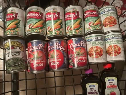 Photo of free canned vegetables, etc (W 12 Mile Road &Telegraph) #1