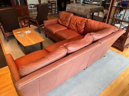 Photo of free Leather Sofa (Guilford, CT) #1