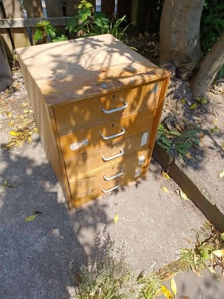 Photo of free Wooden drawer unit (Hazel Grove SK7) #1
