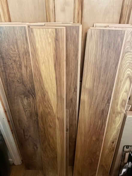 Photo of free Dark Pine Laminate Floor 4M Square (Saughall - CH1) #3