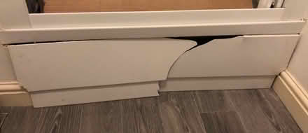 Photo of White, thin, plastic/acrylic panel/bath panel (New Harbour PA3) #1