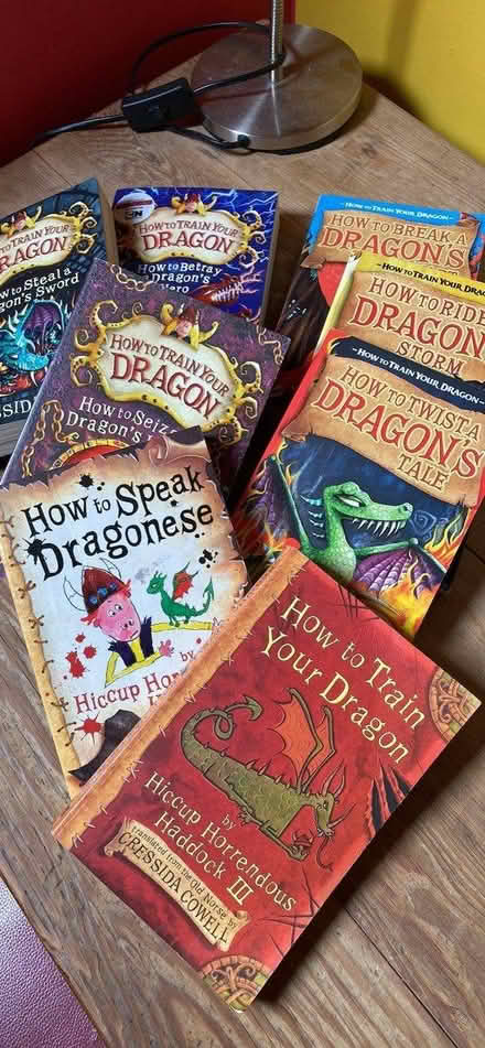 Photo of free How to Train Your Dragon Books (Peterborough (Millfield)) #1