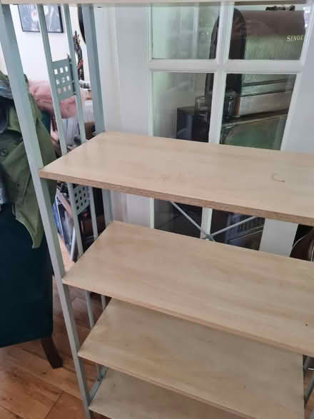 Photo of free Metal & Wood Shelving Unit (Prenton CH43) #2