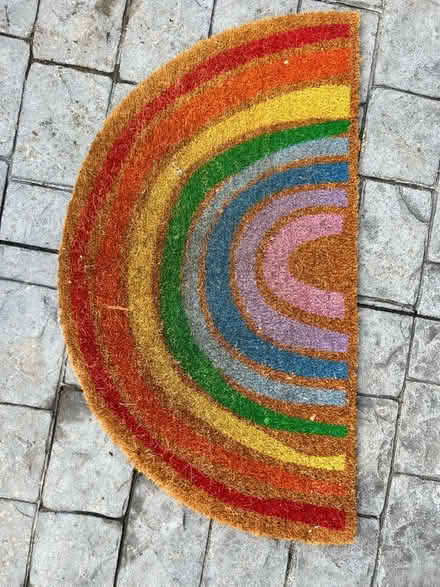 Photo of free Rainbow door mat (Middle Aston OX25) #1