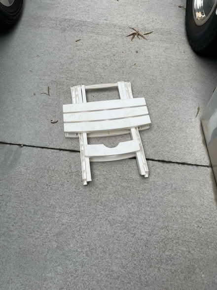 Photo of free Fold up plastic table (Clemmons) #1