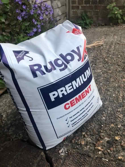 Photo of free 3/4 bag of new cement (Wallands Park BN7) #1