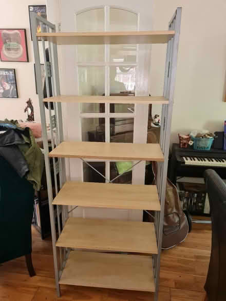Photo of free Metal & Wood Shelving Unit (Prenton CH43) #1