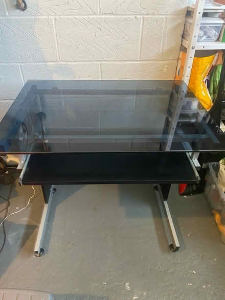 Photo of free Glass desk (Rainford St Helens) #3
