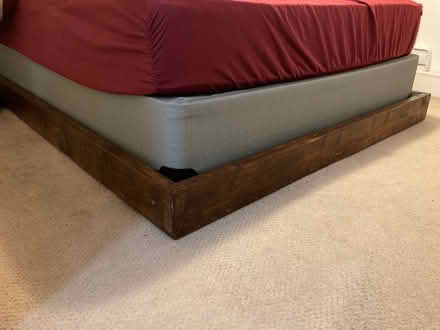 Photo of free bed frame & box spring (queen size) (Near Hastings & Victoria drive) #1